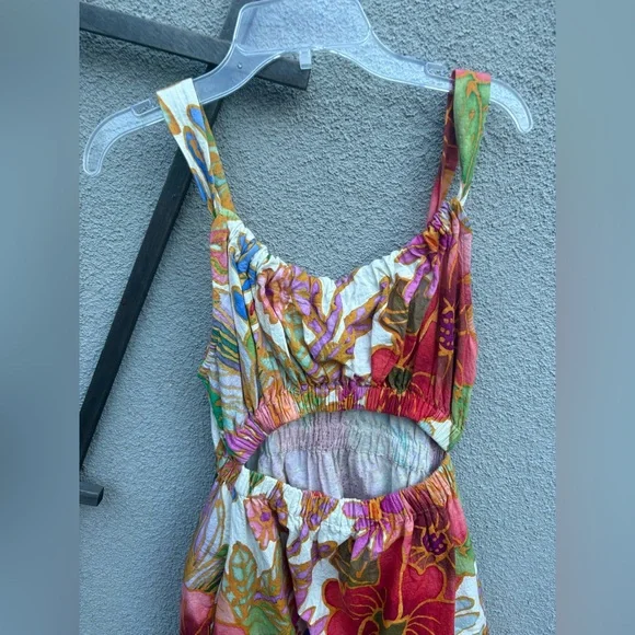 Mara Hoffman Bettina Cutout Floral-print Organic Cotton-jacquard Midi Dress - Picture 3 of 7